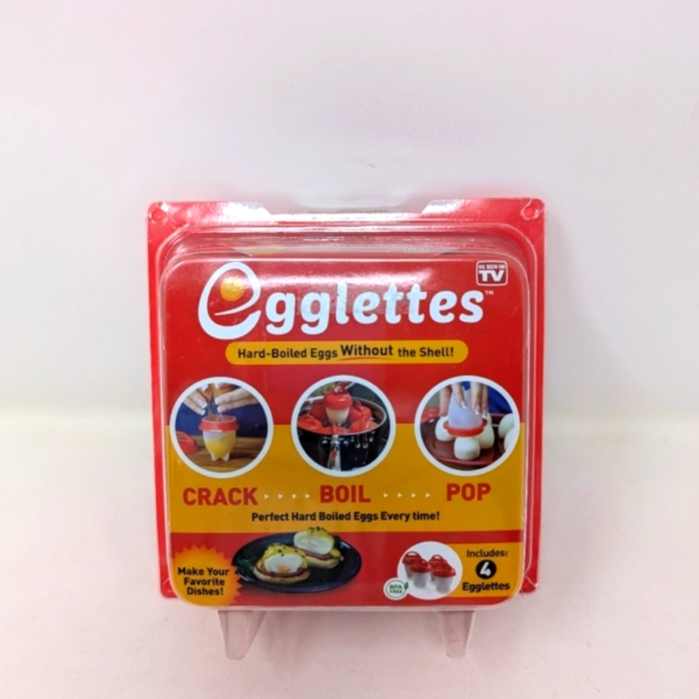 NIB. EGGLETTES. Hard-boiled eggs without the shell